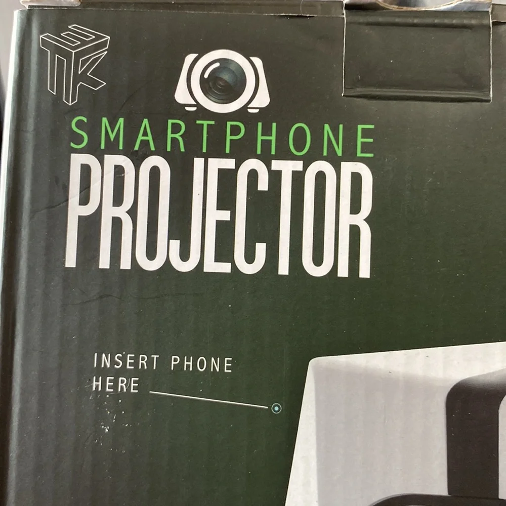 Smart phone projector.